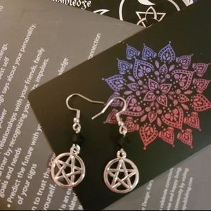 Pentacle earrings of protection ✨️